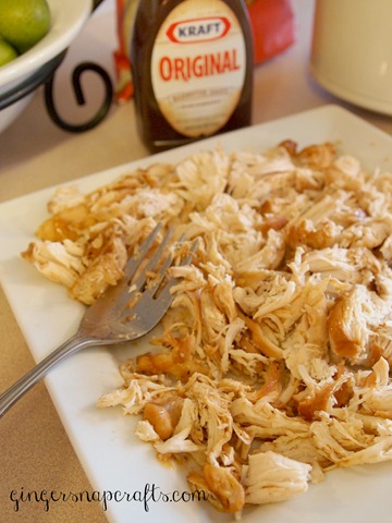 shredded chicken