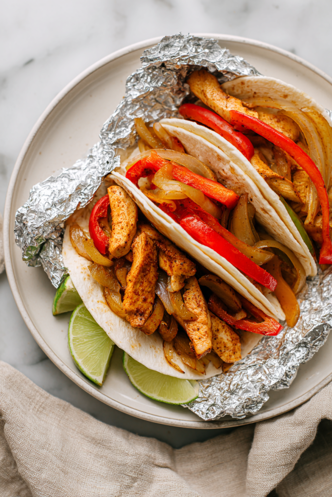 Chicken Fajita Foil Packets